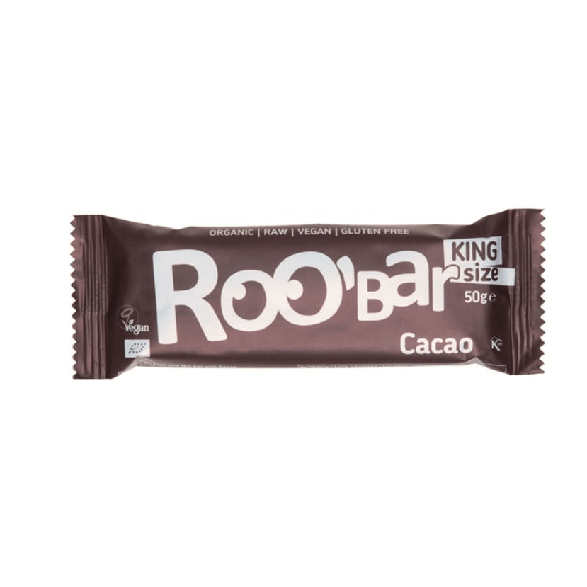 Barre Energétique Au Cacao Et Cajou Roobar  - 50g