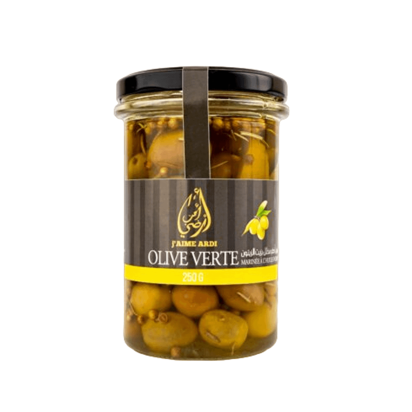 Olives Vertes Marinées à L'Huile d'Olive - 250g