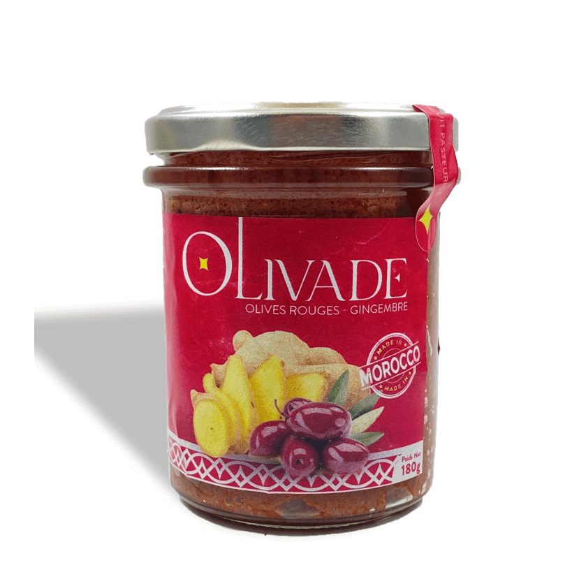 Tapenade : Olivade Relevée - Olives rouges Epices - 180 g