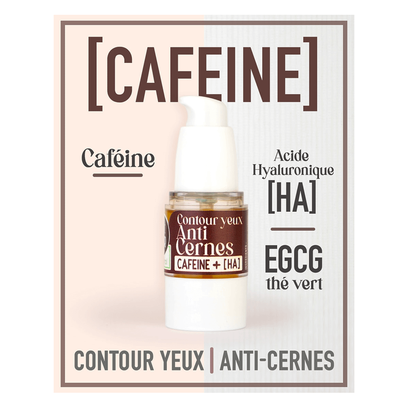 Contour Yeux / ANTI-CERNES Sérum de Jour Défatiguant CAFÉINE + HA - 15 ml